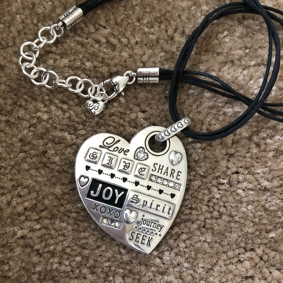 Brighton Jewelry - 💕Brighton Heart Message Necklace💕 Brighton Jewelry - 💕Brighton Heart Message Necklace💕